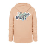 Sweat à capuche 47 Brand MLB Losangeles Dodgers Imp Backhelix Dusty Mauve