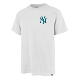 Tee-shirt 47 Brand MLB New York Yankees Backer Echo White Wash