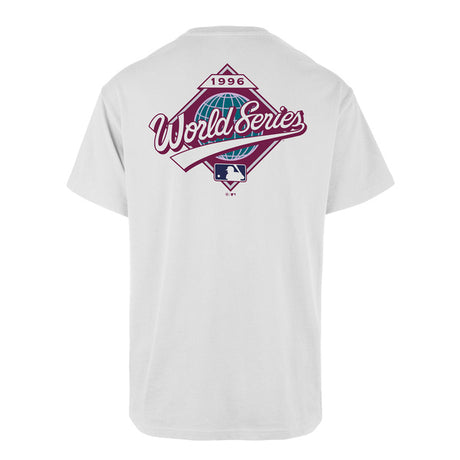 Tee-shirt 47 Brand MLB New York Yankees Backer Echo White Wash