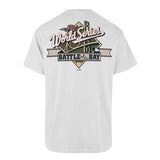 Tee-shirt 47 Brand MLB Oakland Athletics Backer Echo White Wash