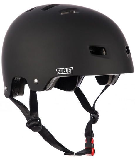 Bullet Helmet (Casque) Black Matt + Mousses
