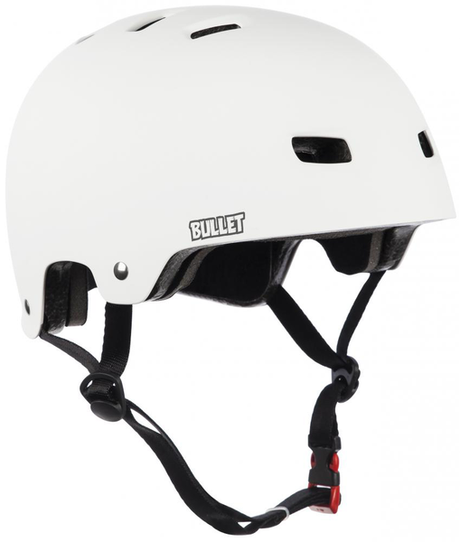 Bullet Helmet (Casque) Matt White + Mousses