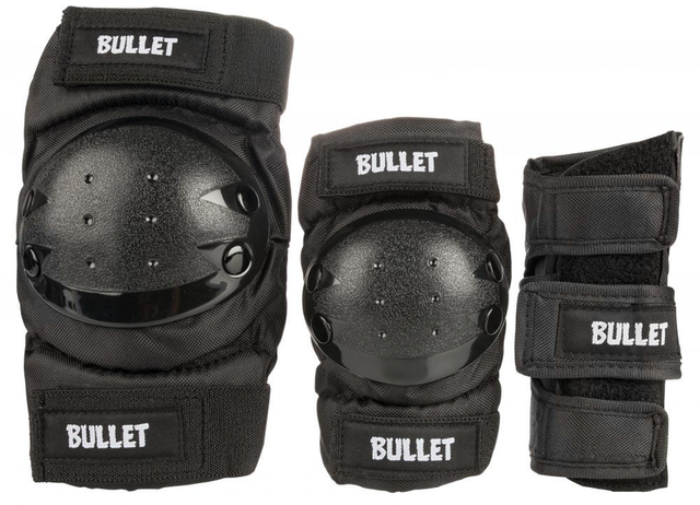 Bullet Junior Combo (Pack De Protections Enfant) Black