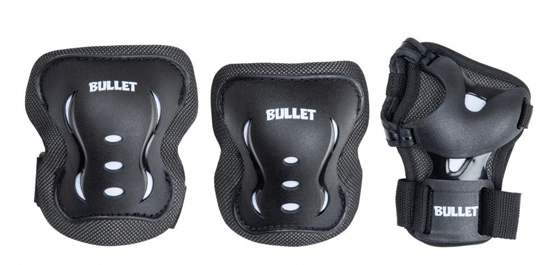 Bullet Junior Combo (Pack De Protections Enfant) Black White