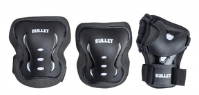 Bullet Junior Combo (Pack De Protections Enfant) Black White