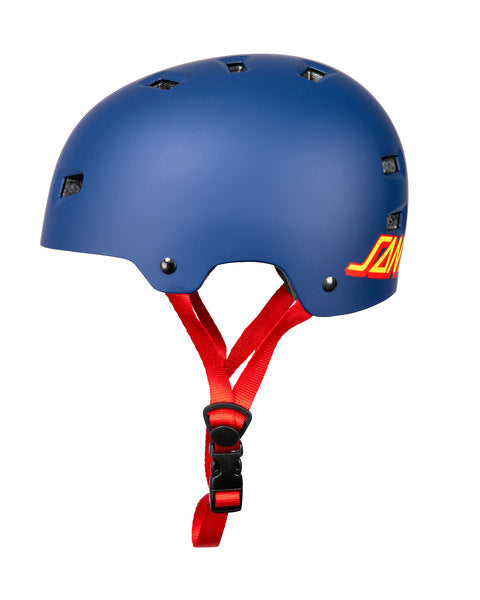 Bullet Helmet (Casque) Santa Cruz Strip Logo Blue+ Mousses