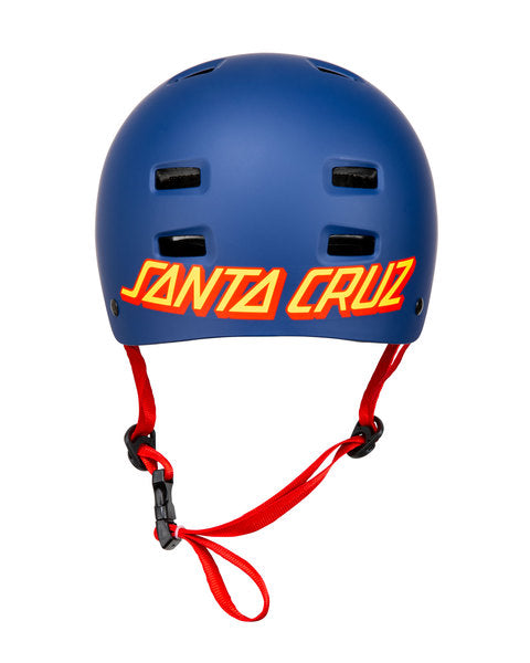 Bullet Helmet (Casque) Santa Cruz Strip Logo Blue+ Mousses