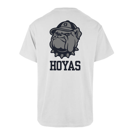 Tee-shirt 47 Brand NCAA Georgetown Hoyas Backer Echo White Wash