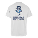 Tee-shirt 47 Brand NCAA North Carolina Tar Heels Backer Echo White Wash
