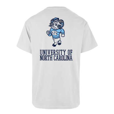 Tee-shirt 47 Brand NCAA North Carolina Tar Heels Backer Echo White Wash