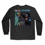 Chocolate T-Shirt Liquid Sword Ls Black