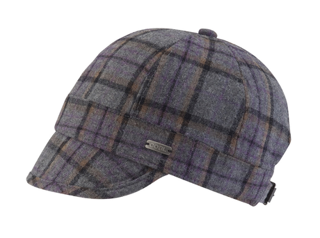 Chapeau Coal Women The Iris Grey Plaid
