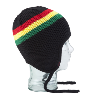 Bonnet Coal The Lucas Flap Black