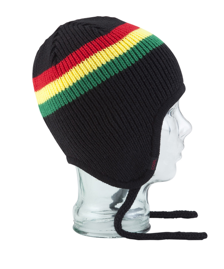 Bonnet Coal The Lucas Flap Black