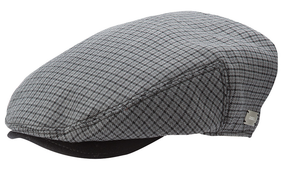 Chapeau Coal The Warren Charcoal Plaid
