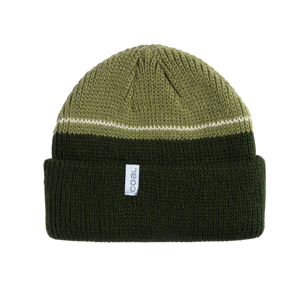 Bonnet Coal Frena Olive Blocked Stripe