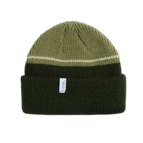 Bonnet Coal Frena Olive Blocked Stripe