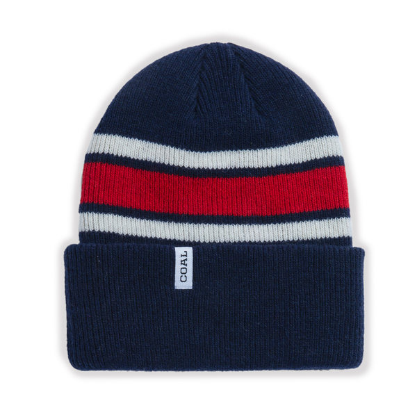 Bonnet Coal Haines Navy Red