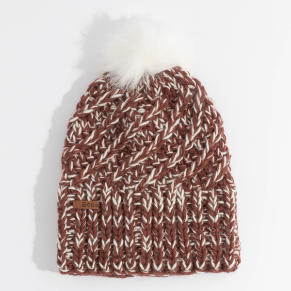 Bonnet Coal Maizy Burgundy Speckle