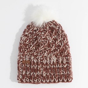 Bonnet Coal Maizy Burgundy Speckle
