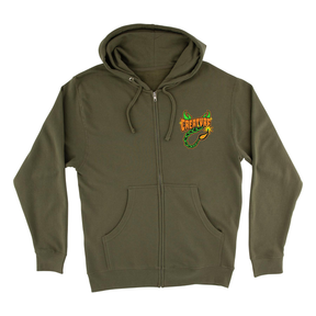 Creature Sweat Deadly Sands Zip Hood Army