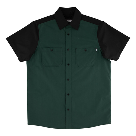 Creature Chemise Strikefast Ss Mechanic Black Dark Green