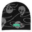 Bonnet Creature Spiral Skull Skull Black