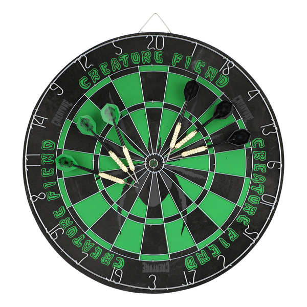 Creature Jeu de Flechette Web Dart Board Black DK Green