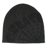 Bonnet Creature Web Skull Cap Charcoal