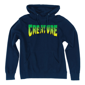 Creature Sweat Creature Logo Hood Navy