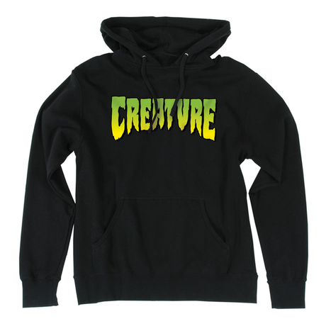 Creature Sweat Creature Logo Hood Black