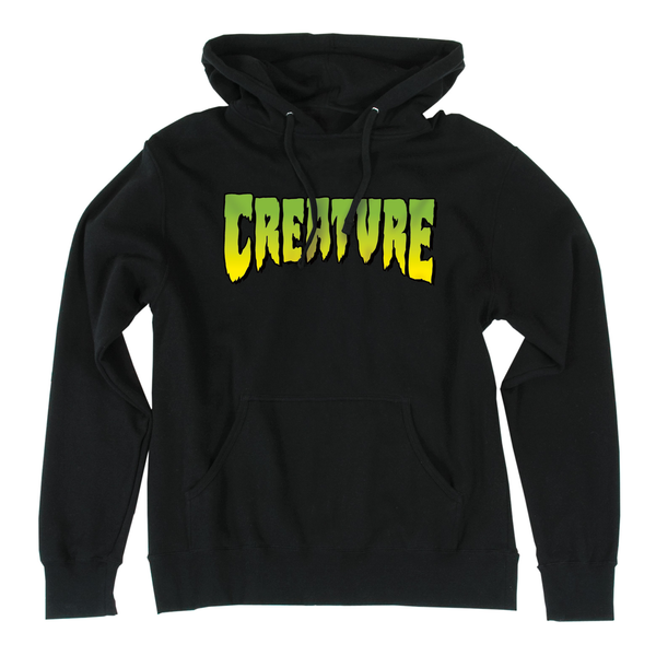 Creature Sweat Creature Logo Hood Black