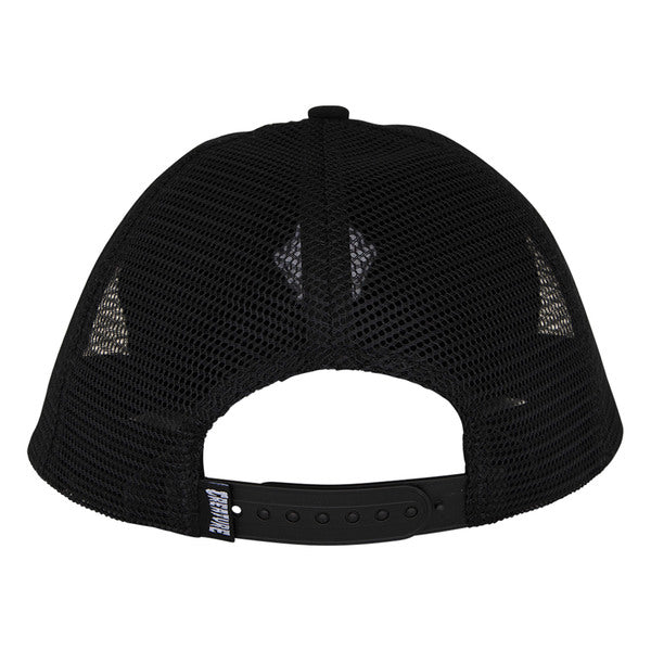 Creature Cap Bonehead Flame Wash Mesh Trucker Greasy Black