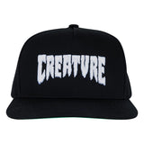 Casquette snapback Creature Mono Logo Black