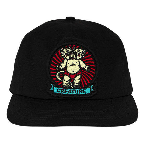 Creature Cap Sideshow Snapback Black