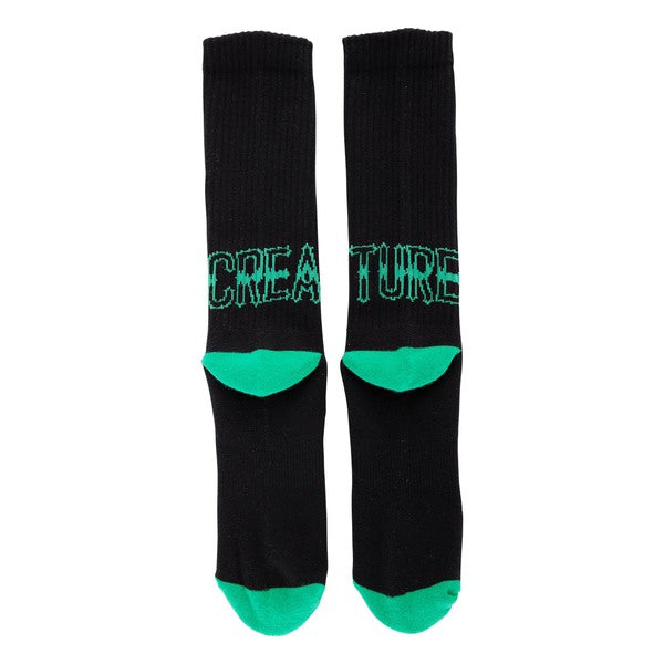 Creature Socks Drop Out Crew Black
