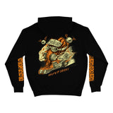 Creature Sweat Crash And Burn Hood Pigment Black