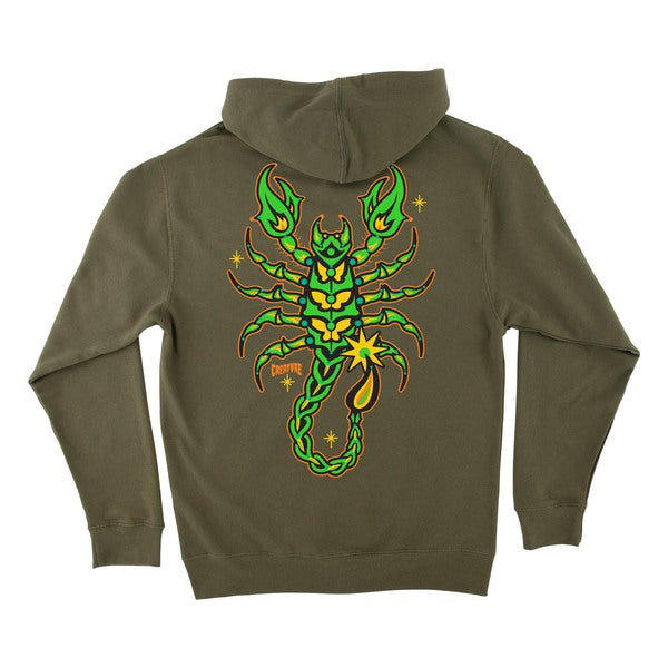 Creature Sweat Deadly Sands Zip Hood Army