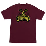 Creature T-Shirt Possessed Ss Maroon
