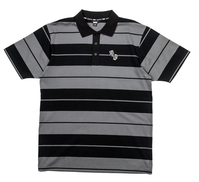 Dgk Polo Mindset Black Gray