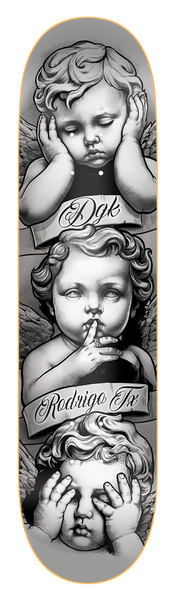 Dgk Deck Shhhh Tx White 8.25