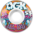 Dgk Wheels (Jeu De 4) 53Mm Sunshine 101A