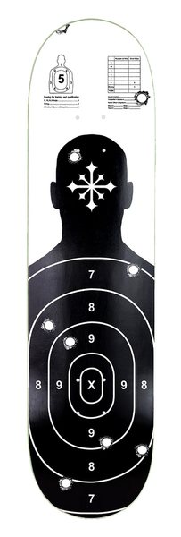 Disorder Deck Headshot 8.25 Black White