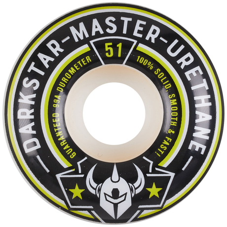 Darkstar Wheels (Jeu De 4) 51Mm Responder Lime 101A