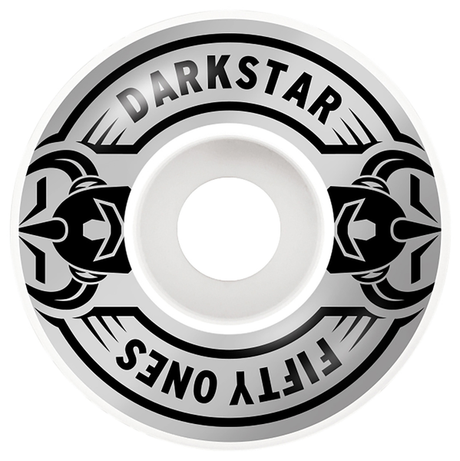 Darkstar Wheels (Jeu De 4) 51Mm Quarter Silver 101A