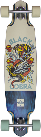 Dusters Complete Longboard Cobra 38 Teal Off White