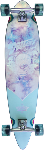 Dusters Complete Longboard Cruisin Chrome 37 Holographic