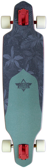 Dusters Complete Longboard Channel Floret Red Green 38
