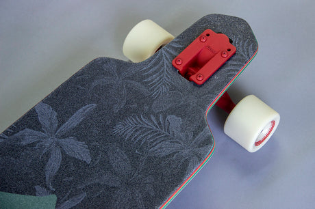 Dusters Complete Longboard Channel Floret Red Green 38