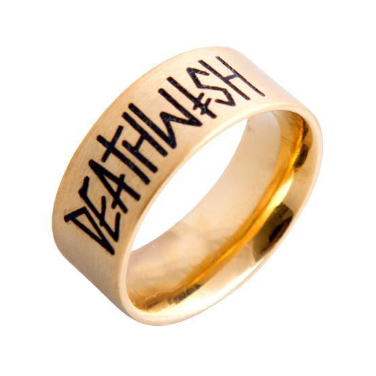 Deathwish Bague Deathspray Gold